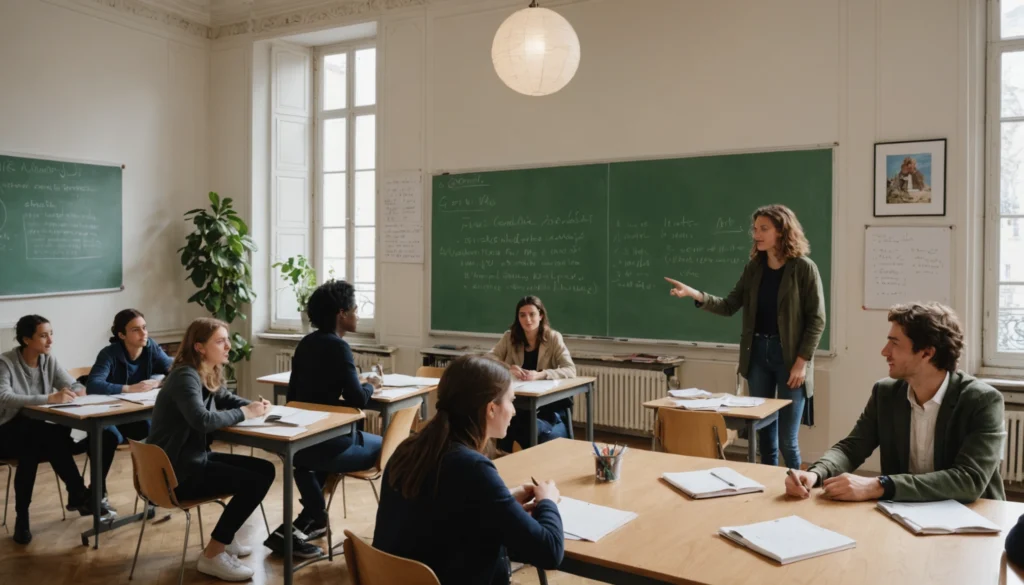 cours de français
