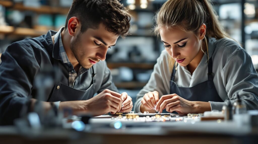 travailler dans une bijouterie