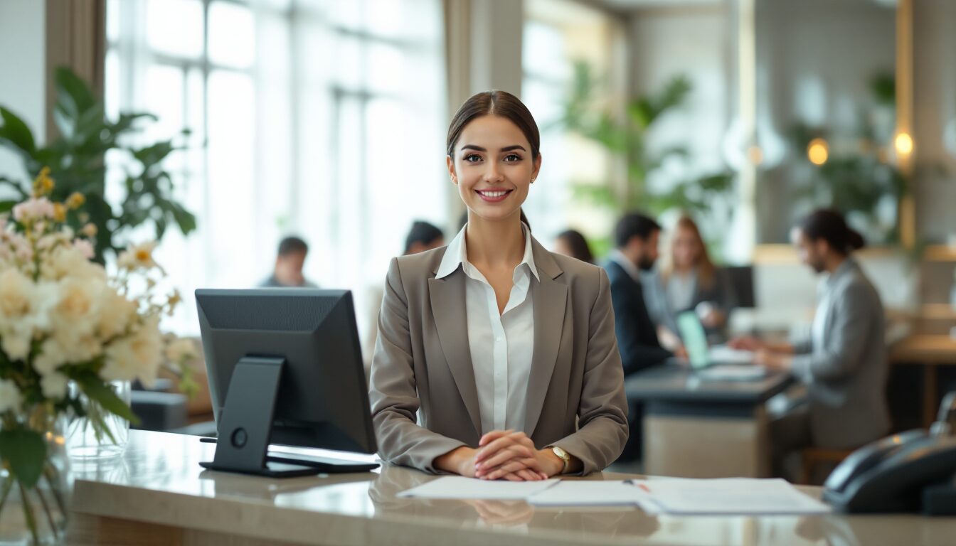 comment devenir réceptionniste en hotellerie