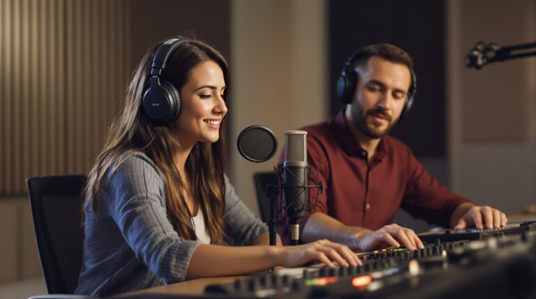 faire des doublages de voix