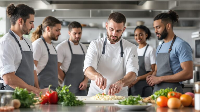 professeur de cuisine
