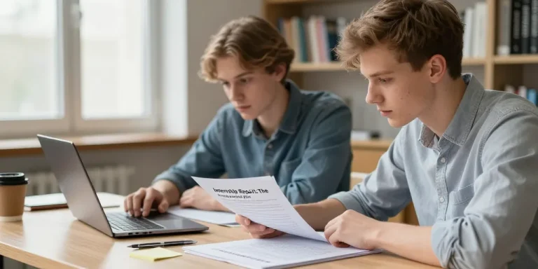 rapport de stage rediger