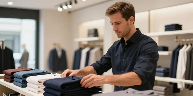 les taches d'un vendeur en magasin de vetement