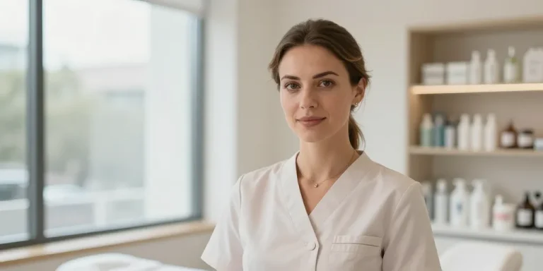 tenue professionnelle esthéticienne